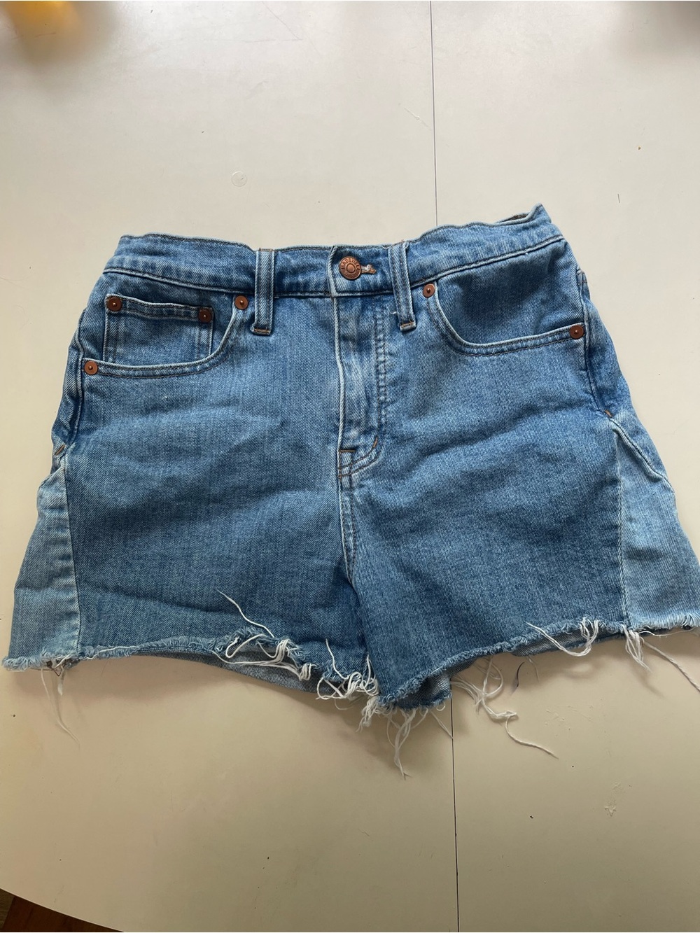Madewell High-Rise Denim Shorts: Pieced Edition Size 25 - Picture 1 of 11